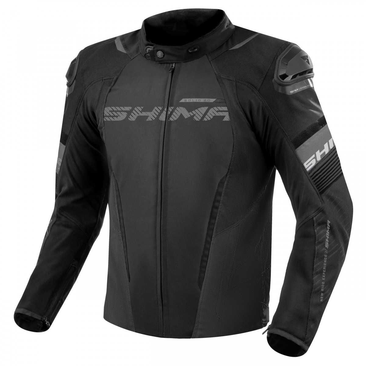 Kurtka Shima Solid 2.0 Black - Motorbiker.pl