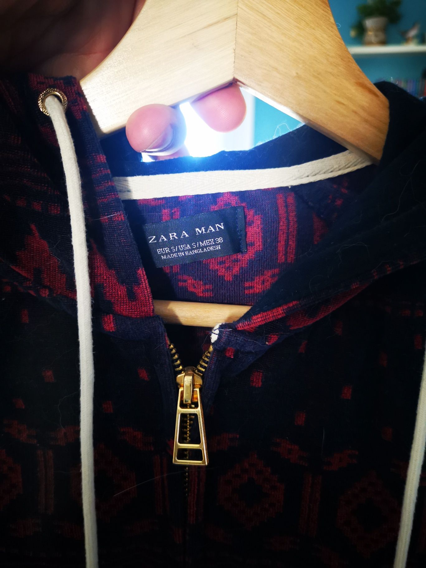 Casaco hoodie Zara tamanho S