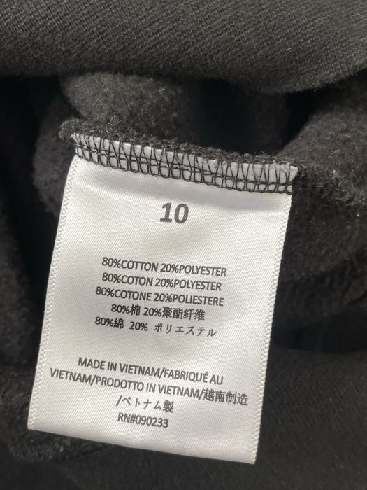 essentials hoodie black чорний М