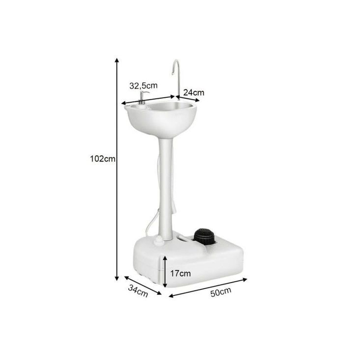 Umywalka turystyczna zlew kamper przyczepa Niewiadów.