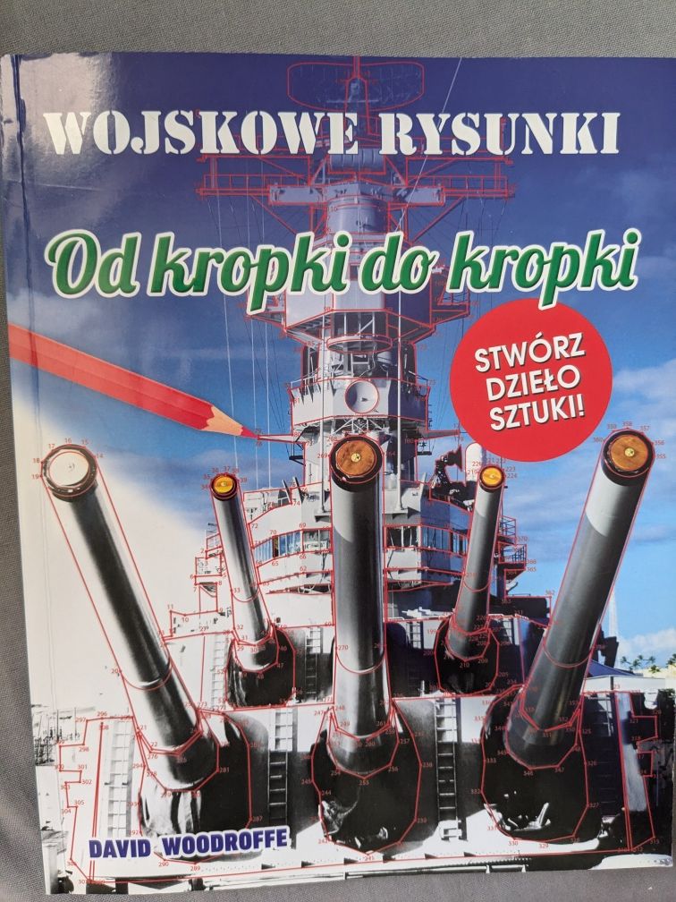 Książka połącz kropki z wojskową tematyką