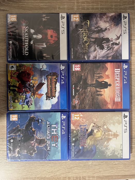 Продам диски PS5/PS4. Лімітовані. Нові та ідеальний стан