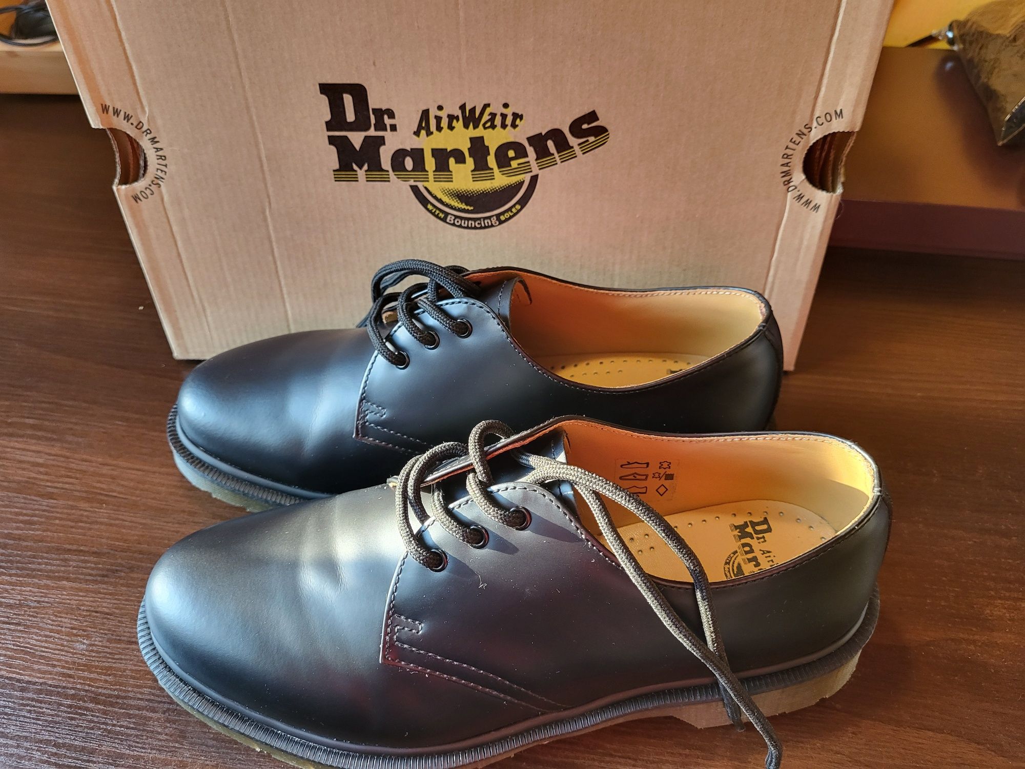 Dr. Martens 1461PW czarne Martensy 41 wkładka 26.5cm stan idealny