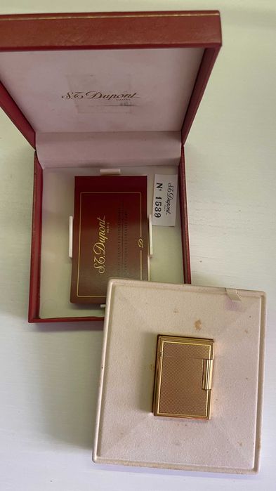 Raro Isqueiro Ouro S.T. DUPONT (anos 70)