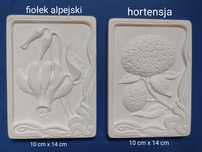 Gipsowe obrazki KWIATY 10 sztuk. Dzień matki