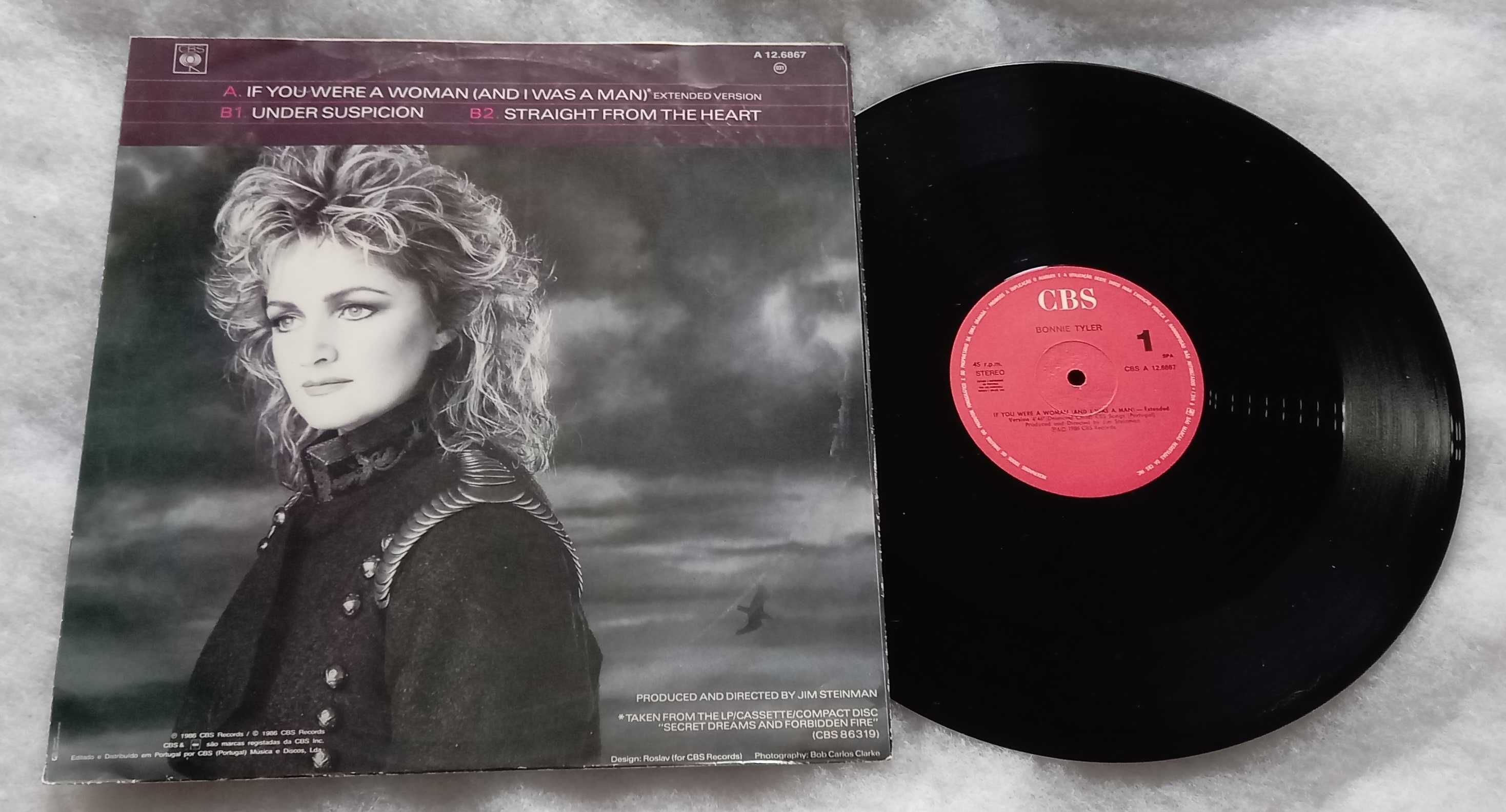 Bonnie Tyler ‎– If You Were A Woman Maxi 1986 Portugal