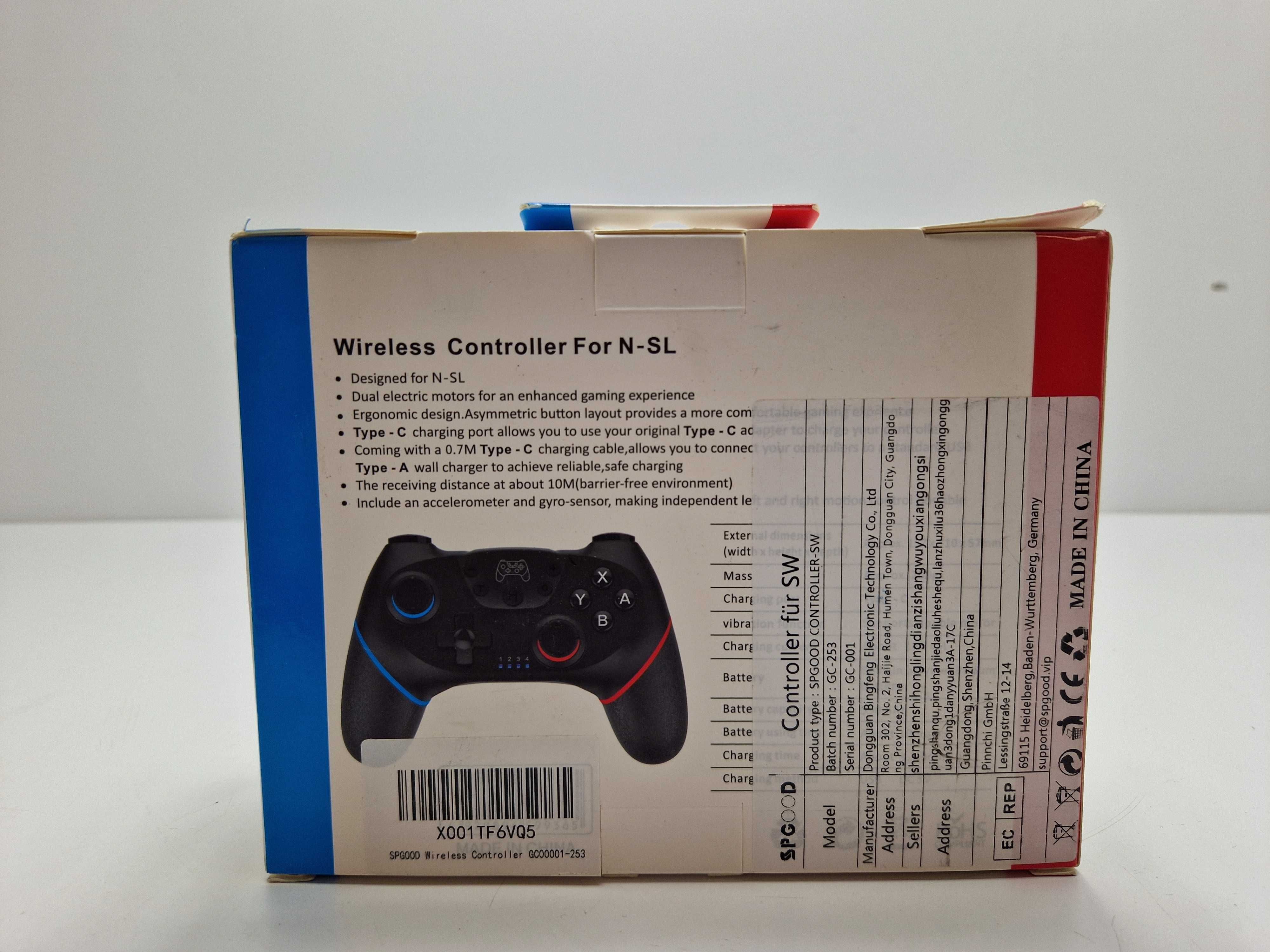 Bezprzewodowy Kontroler Pad N-SL do nintendo Switch i PC