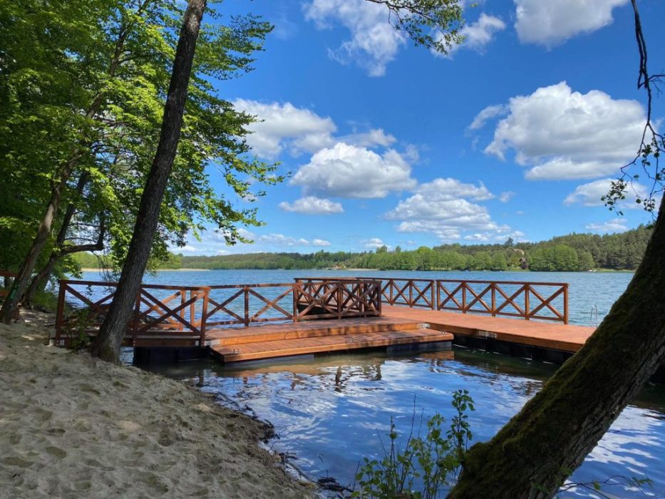 Domek nad jeziorem z basenem na Kaszubach - Ostoja Bukowo, Kaszuby