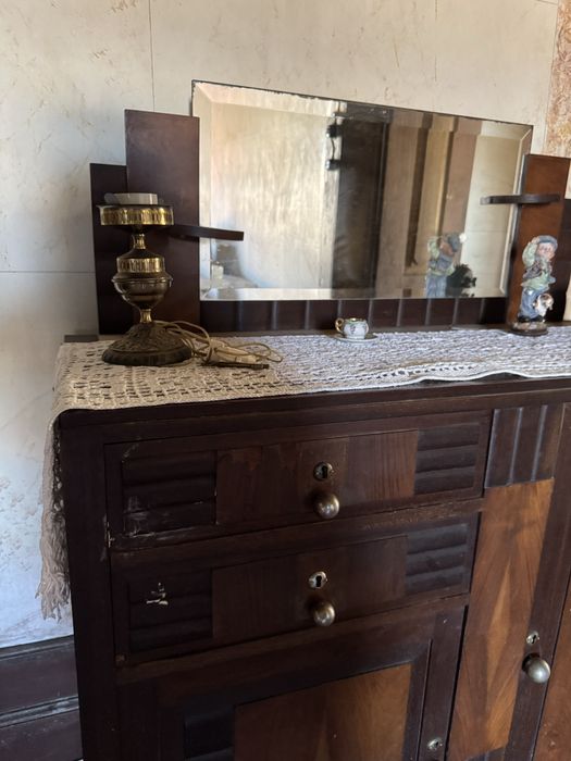 Moveis com espelho e marmore para restauro