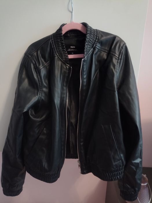 Skórzana bomberka Cropp rozmiar xs