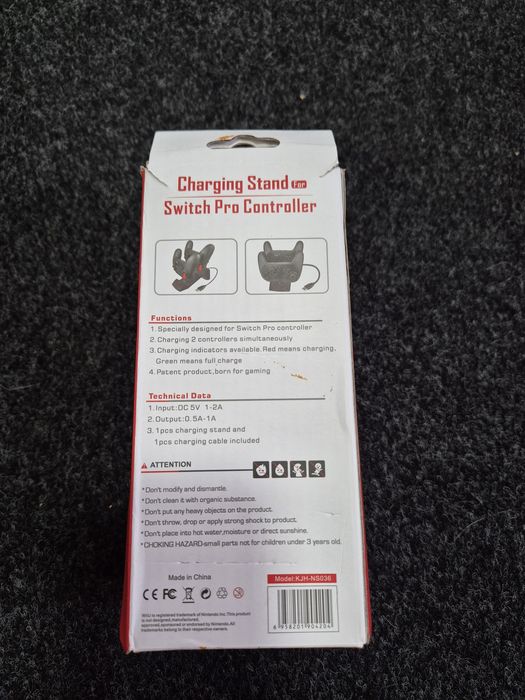 Base de Carregamento para Comando Nintendo Switch Pro