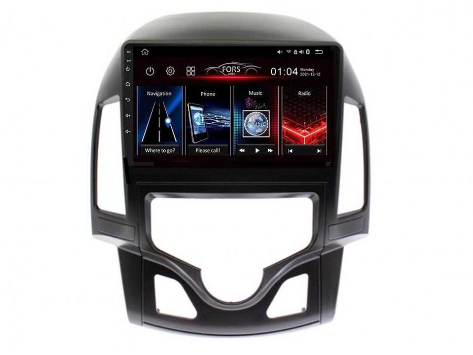 Radio samochodowe Android Hyundai I30 (9", LHD, Auto AC) 2008.-2011