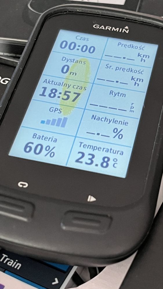 GARMIN Edge 1000 bundle (czujnik: tetna, kadencji, predkosci] + etui