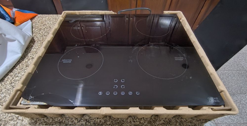 Placa de Indução a Funcionar