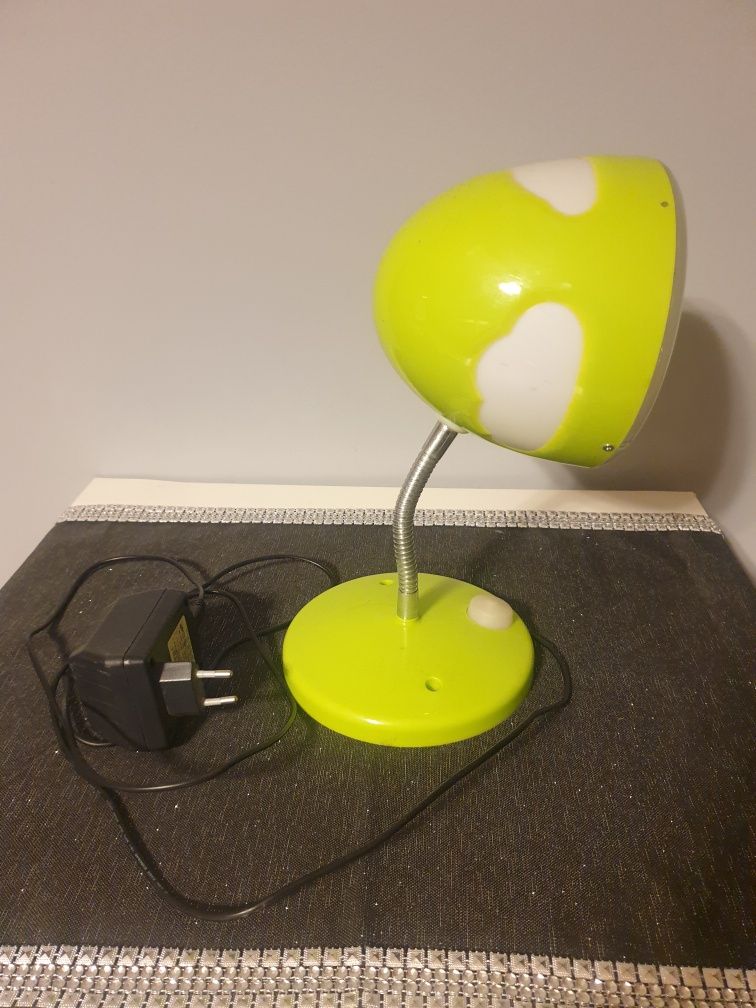 Lampka nocna IKEA chmurka zielona kinkiet