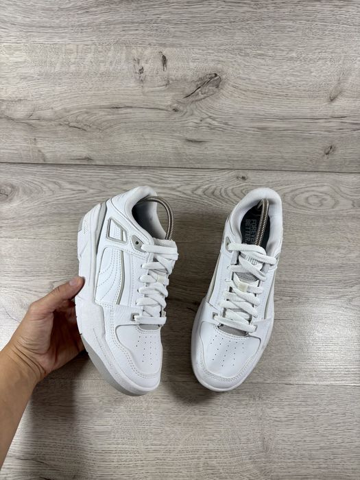 Puma білі жіночі кросівки шкіра оригінал