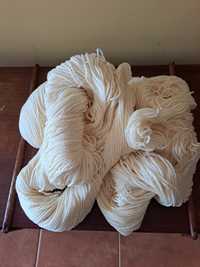 Fio de algodão para tricotar