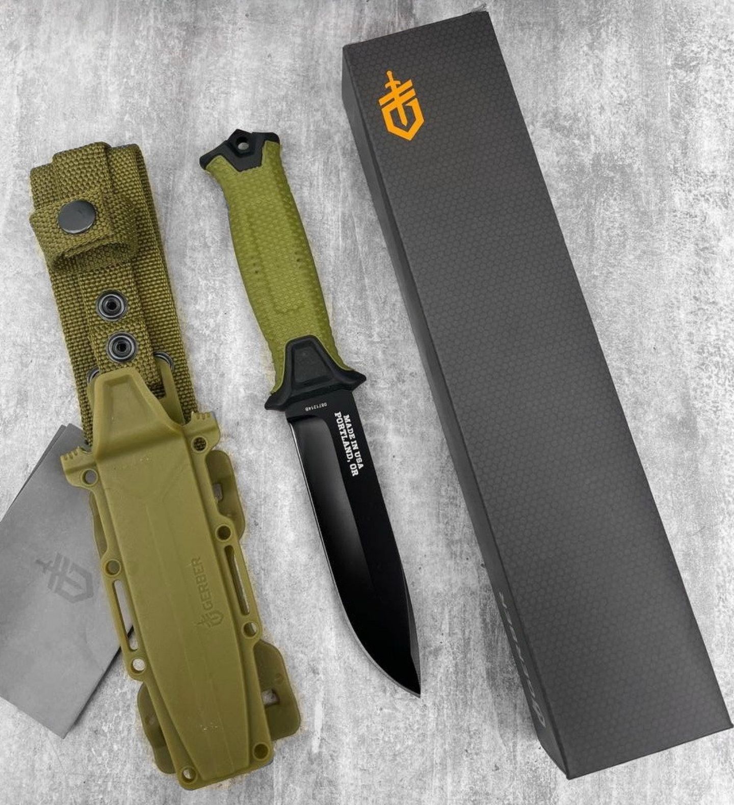 Оригінальний ніж Ніж Gerber Strongarm Fixed Blade oliva