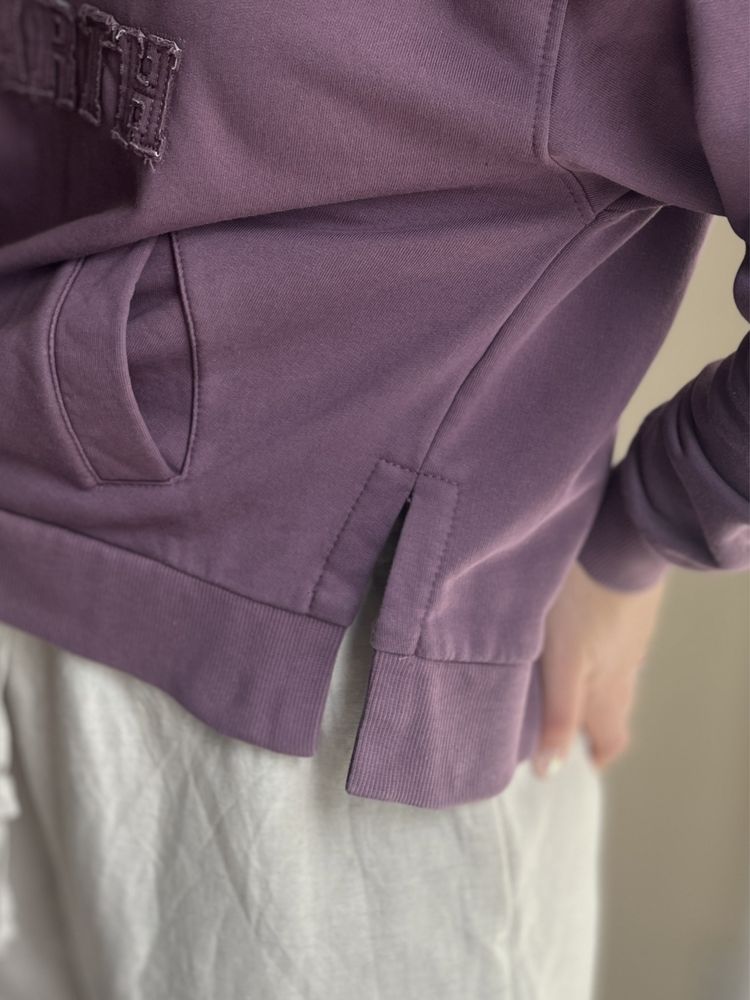 Bluza z kapturem kangurek blady fiolet łukasz jemioł xs/s