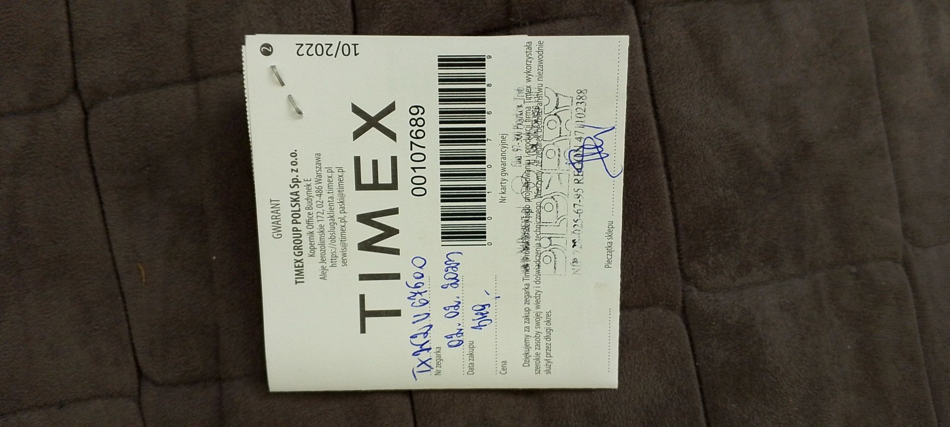 Zegarek Timex  prawie nowy