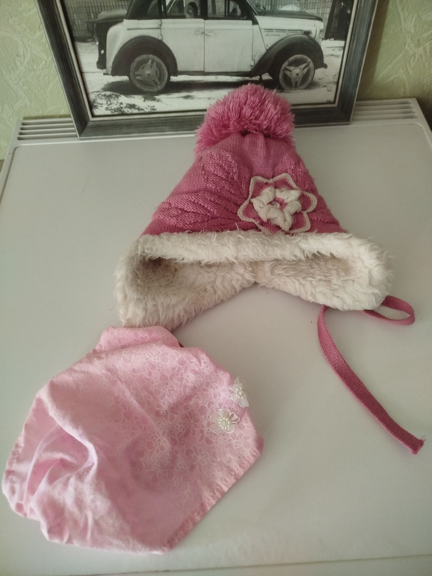 Отдам бесплатно шапка+ косынка