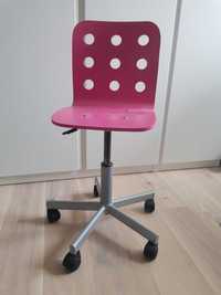krzesło dla dzieci, obrotowe, na kółkach