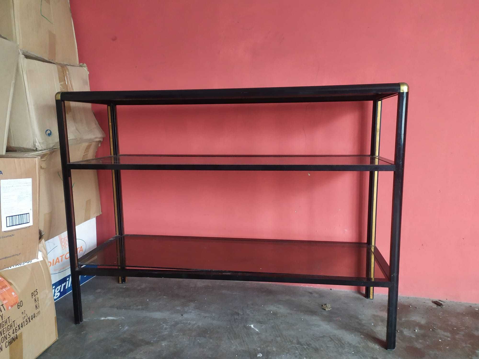 Mesa de vidro expositor