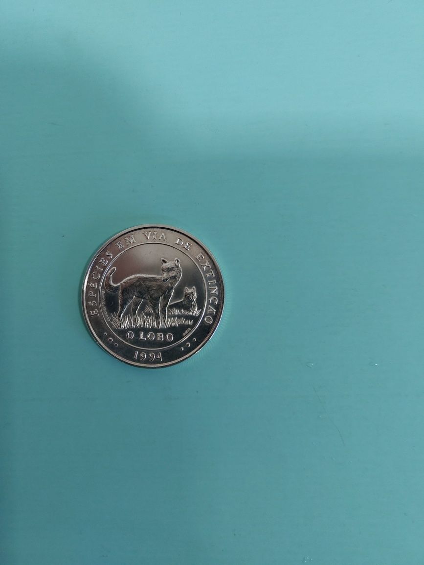 Moeda 1000 escudos  O Lobo