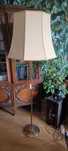 Lampa Art Deco, wysoka, mosiężna, stylowa