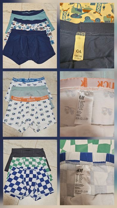 Набір білизни трусики боксери дитячі