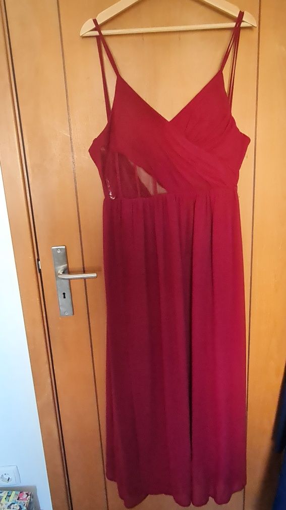 Vestido de cerimonia Bordo