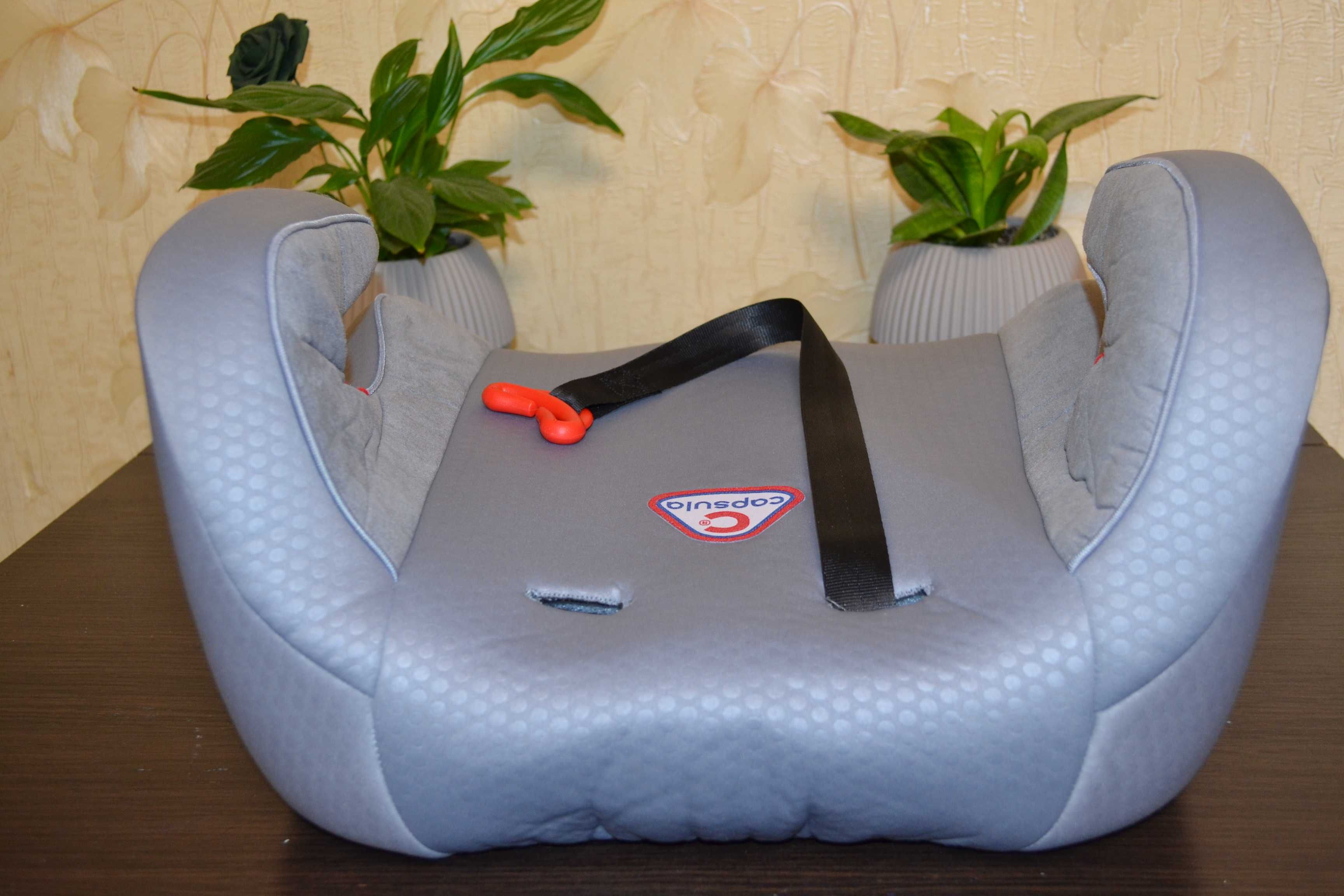 Дитяче Автокрісло бустер JR5, Capsula,(grey) 15-36kg, на вік 4-12років