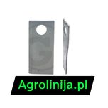 Komplet nożyków SAMASZ 6L+6P AGTECH 105×49×4 mm, Ø19