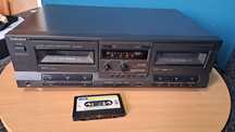 Magnetofon Technics RS-TR 313 2 kasetowy deck brak jednej stópki