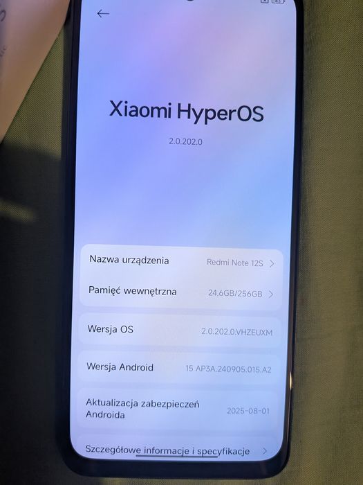 Redmi note 12s 256gb