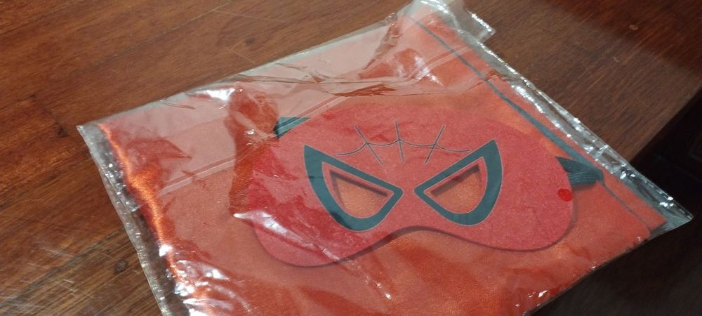 Fantasia de carnaval homem aranha