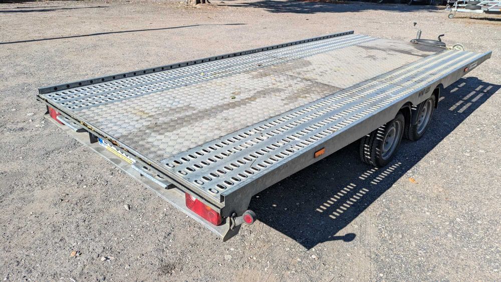 Laweta platforma SUSKI TEMARED RYDWAN 500x200 płaska ALU 5x2 2,7T 3,0T