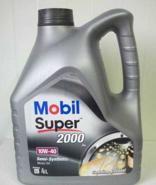 Olej silnikowy MOBIL SUPER 2000 X1  10W40 , 4L + 0,5L