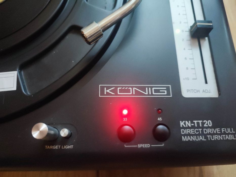 WYPRZEDAŻ! Gramofon DJ König Direct drive- nóżki ,silnik części do Tec
