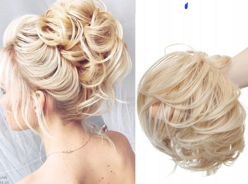 SEGO dopinki do włosów do wysoko upiętych fryzur, treska, blond.