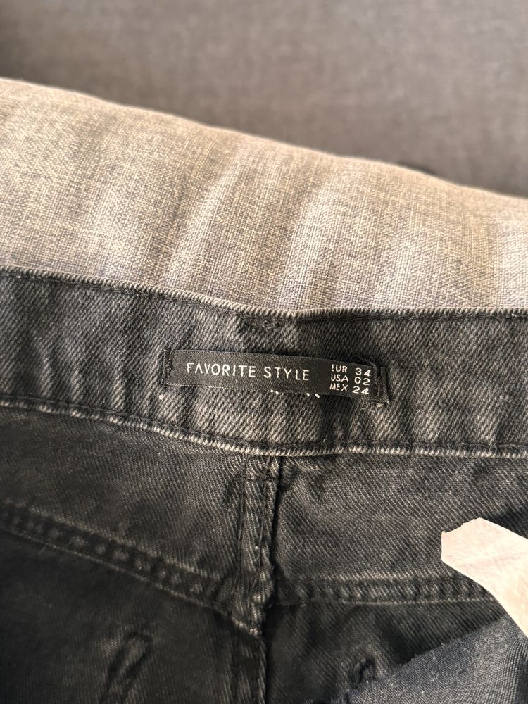 Джинси темно сірі Zara Mango HM Favorite Style