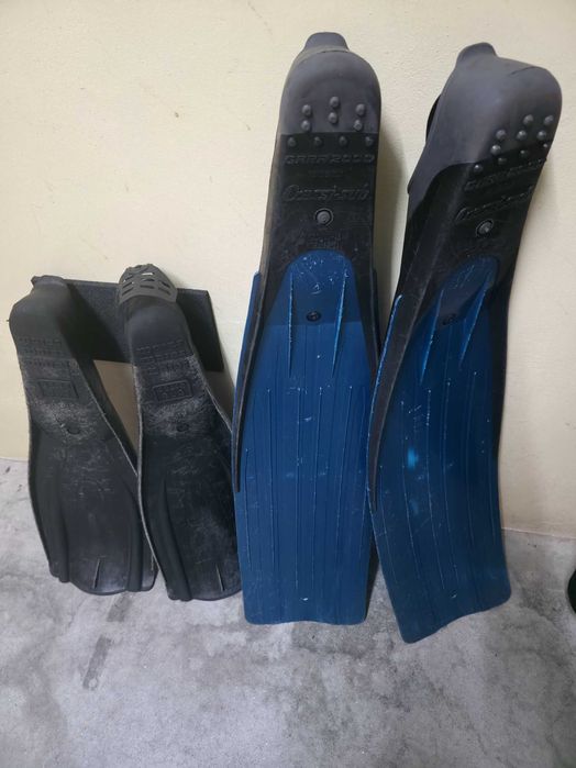 Fato de Mergulho  e Barbatanas