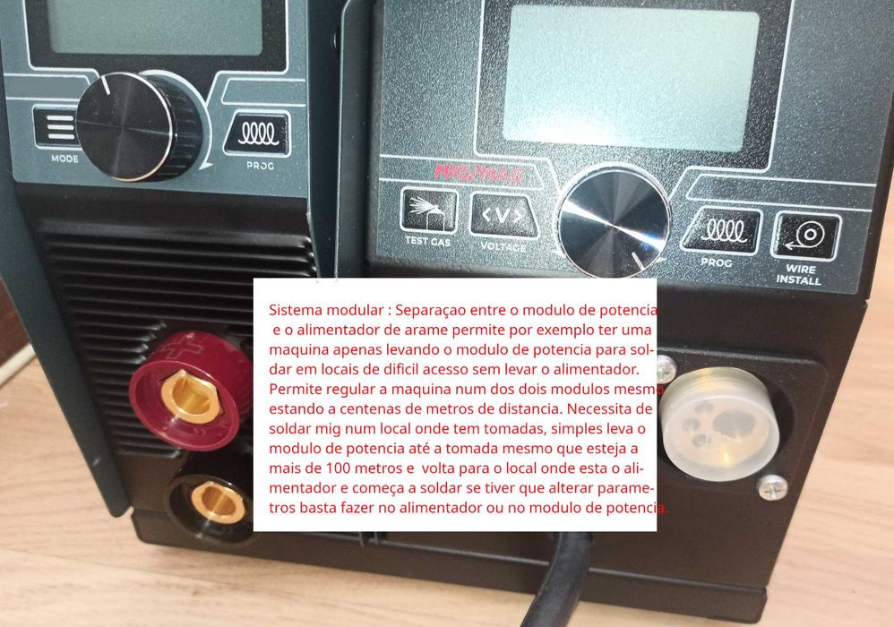 Mig pulse profissional 250 amp semiautomática soldar tig eletro
