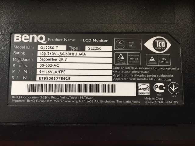 Monitores BENQ 22 +suporte