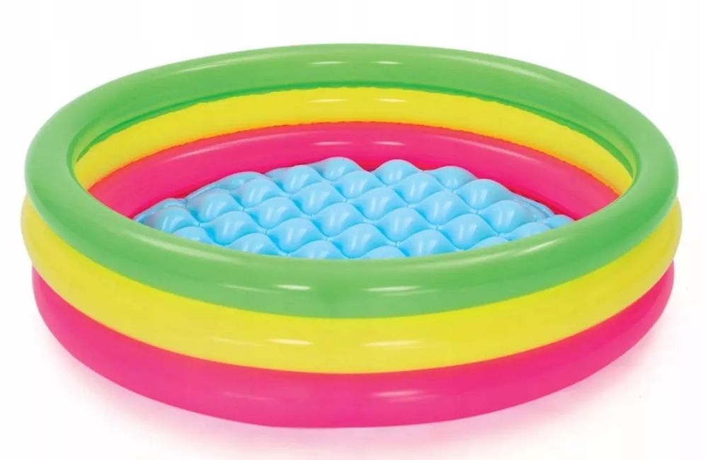 Basen dmuchany, trzy kolory. Bestway