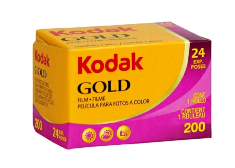 Kodak gold 200/24 film klisza