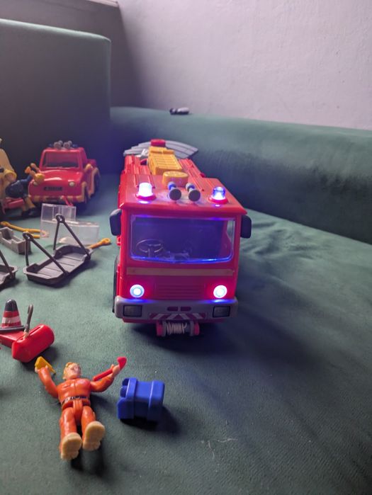 Strażak Sam hot wheels super zings