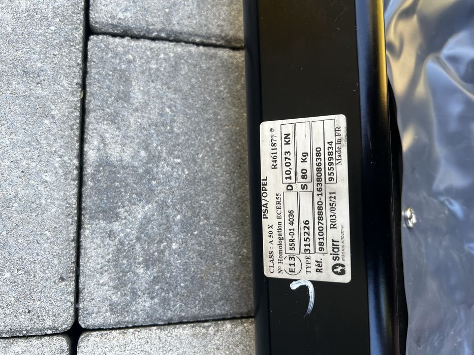 Hak Peugeot 3008 II lift,Citroen C5 Aircross