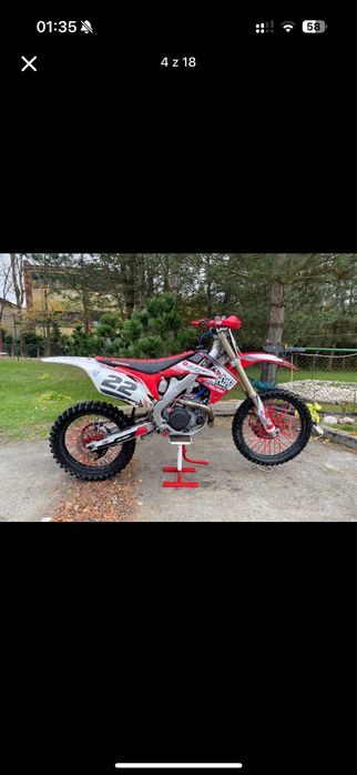 Honda CRF 450 stan idealny cross enduro WTRYSK