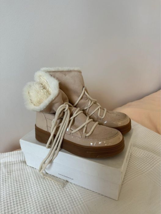 Buty emu Ugg zimowe beżowe ccc jenny fairy